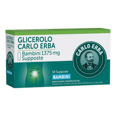 Glycerinzäpfchen Carlo Erba 18 Stück Kinder