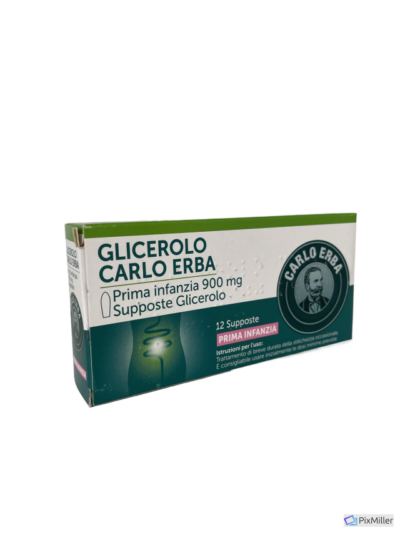 Glycerinzäpfchen Carlo Erba 12 Stück Säuglinge