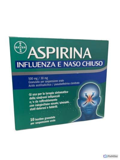 Aspirina influenza e naso chiuso 10 Beutel