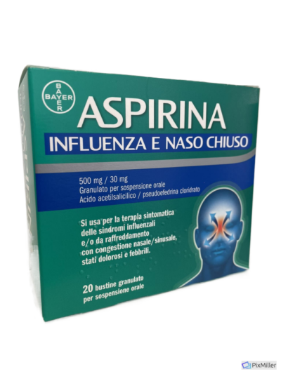 Aspirina influenza e naso chiuso 20 Beutel