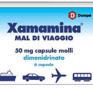 Xamamina 50 mg für Erwachsene (6 Kapseln)
